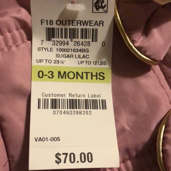 First Impressions
Baby Girls Bow Snowsuit,Size0-3 - Picture 4 of 7